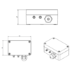 Differential pressure transmitter for high pressure applications