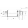 CANopen pressure transmitter with CAN bus signal output