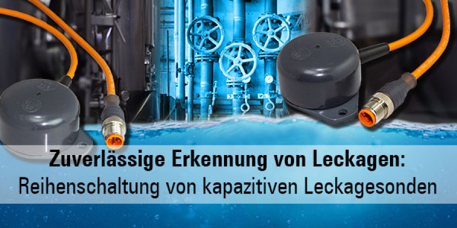 Detektion von auslaufenden leitenden und nicht-leitenden Betriebsmitteln mit Hilfe von Leckagesensoren