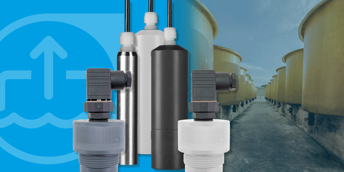 Level measurement in open containers with our hydrostatic probes